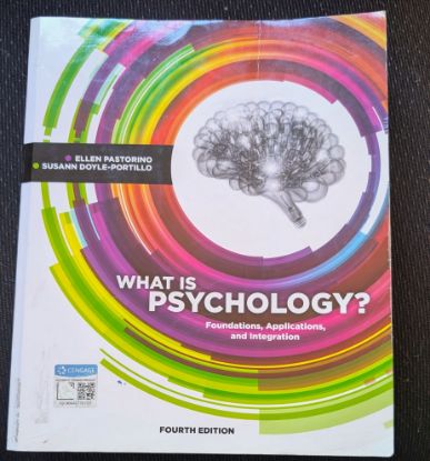 Picture of What is Psychology by Ellen Pastorino & Susann Doyle-Portillo (2019 - 4th Ed.)