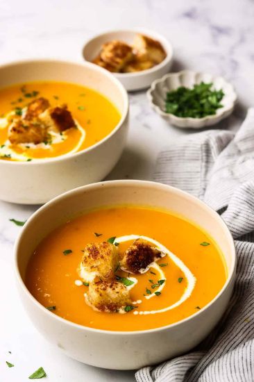 Picture of Butternut Squash Soup with Savory Herb Croutons  10/27/26